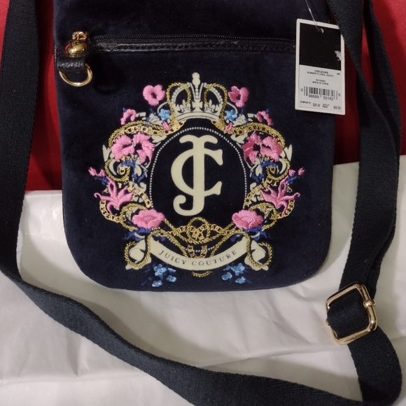 Juicy Couture Cobalt Blue Embroidered crossbody 🛍️ - Picture 8 of 8